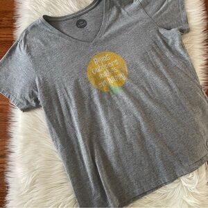 Life is Good Being Outdoors Makes Me Happy Tee Short Sleeve Shirt Size XL